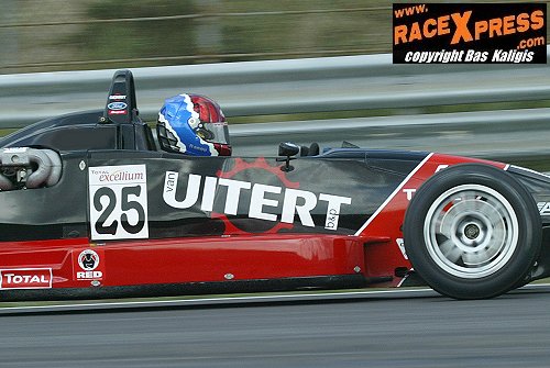 Danny Bleek test in Formule Ford